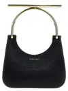 Alexander Mcqueen 'mini Cross-bar' Handbag In Black