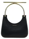 Alexander Mcqueen Cross-bar Mini Tote Bag In Black