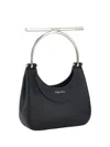 Alexander Mcqueen Mcqueen T-bar Crossbar Leather Handbag In Black