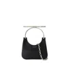 Alexander Mcqueen Women's Mini Cross Bar Purse In Black