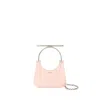 Alexander Mcqueen Mini Cross Bar Purse - Leather - Pink In Pink