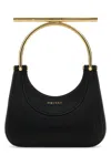 Alexander Mcqueen Women Black Leather Mini Cross-bar Handbag