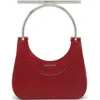 Alexander Mcqueen Mini Cross-bar Bag In Red/silver