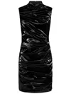 Alexander Mcqueen Mini Dress In Black