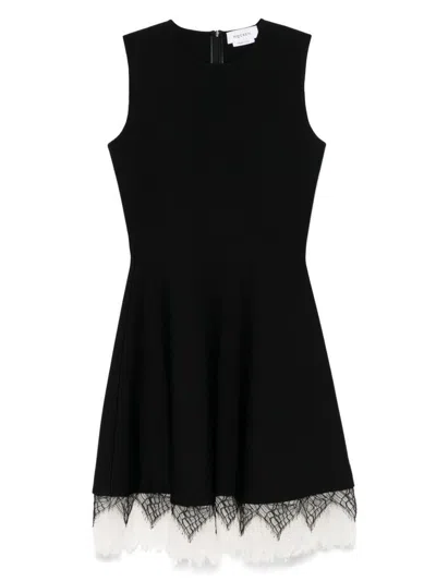 Alexander Mcqueen Mini Dress In Black