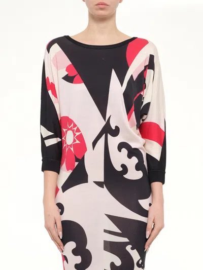 Alexander Mcqueen Mini Dress In Multi