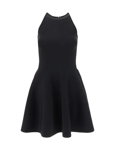 Alexander Mcqueen Mini Dress In Black