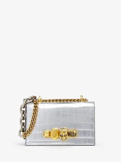 ALEXANDER MCQUEEN MINI JEWELLED SATCHEL