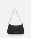 Alexander Mcqueen Mini Leather Bag In Black