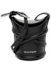 Alexander Mcqueen Mini Leather Bucket Bag