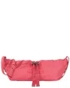 Alexander Mcqueen Mini Nylon Shoulder Bag In Orange