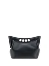 Alexander Mcqueen The Peak Mini Clutch Bag In Black