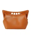 Alexander Mcqueen The Mini Peak Crossbody Bag In Brown