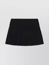 Alexander Mcqueen Frayed Pleated Wool-twill Mini Wrap Skirt