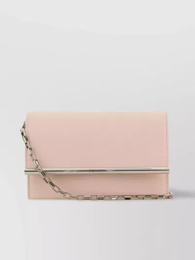 ALEXANDER MCQUEEN MINI RECTANGULAR CROSS-BAR CLUTCH
