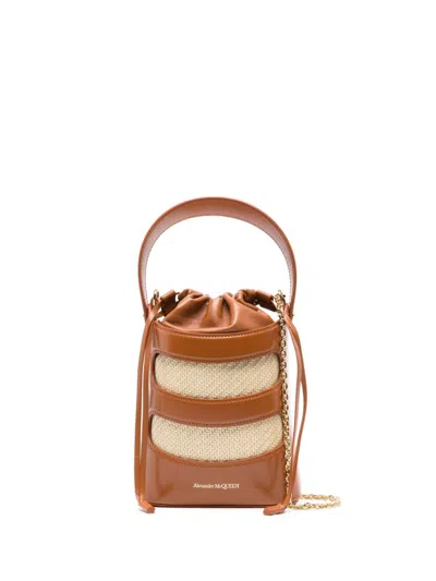 ALEXANDER MCQUEEN MINI RISE BUCKET BAG