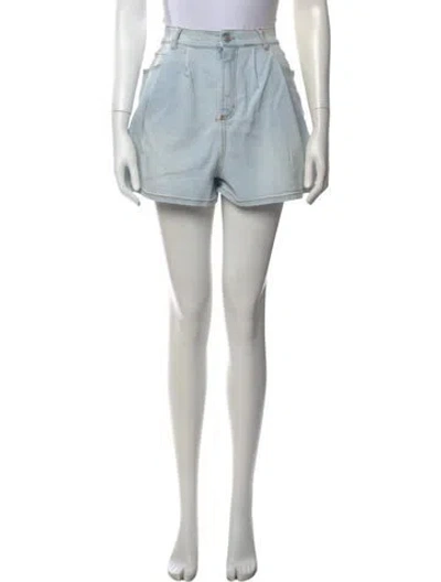 Pre-owned Alexander Mcqueen Mini Shorts In Blue