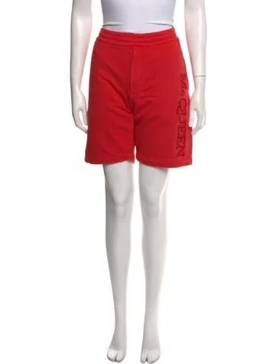 Pre-owned Alexander Mcqueen Mini Shorts In Red