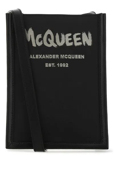 Alexander Mcqueen Mini Shoulder Bag In Black