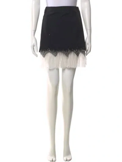 Pre-owned Alexander Mcqueen Mini Skirt In Black