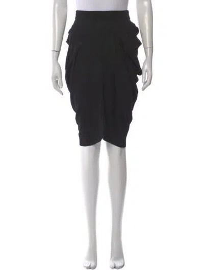Pre-owned Alexander Mcqueen Mini Skirt In Black