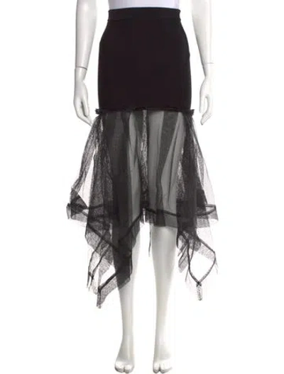 Pre-owned Alexander Mcqueen Mini Skirt In Black