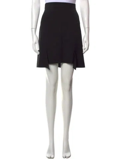Pre-owned Alexander Mcqueen Mini Skirt In Black