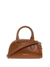 Alexander Mcqueen Mini Structured Leather Tote Bag