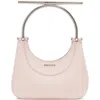 Alexander Mcqueen Mcqueen Mini T-bar Crossbar Leather Handbag In 9813 Venus Pink/silver