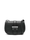 Alexander Mcqueen Alexander Mc Queen Satchel Black Leather Shoulder Bag In Black