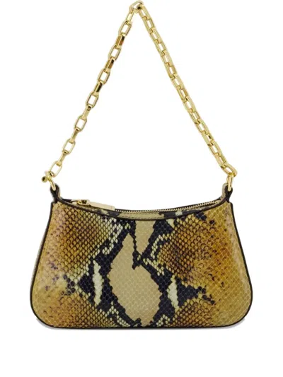 Alexander Mcqueen Mini T-bar Shoulder Bag In Neutral