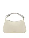 Alexander Mcqueen Mini Lambskin T-bar Shoulder Bag In Neutrals