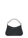 Alexander Mcqueen Mini T-buckle Clutch Bag In Black