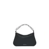 Alexander Mcqueen Mini T-buckle Clutch Bag In Black