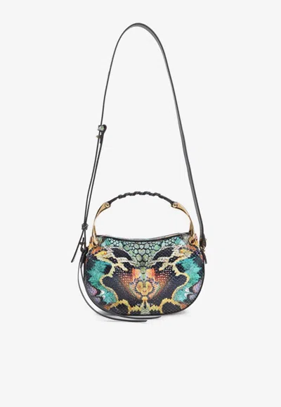 Alexander Mcqueen Multicolor Wishbone Small Shoulder Bag