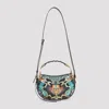 Alexander Mcqueen Mcqueen Mini Wishbone Snakeskin Embossed Leather Top Handle Bag In Multi