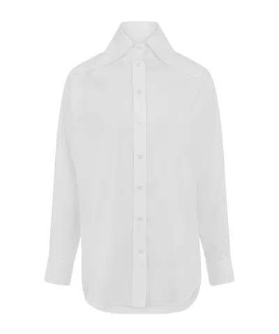 Alexander Mcqueen Minimalist Solid-color Shirt In White