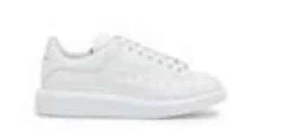 Alexander Mcqueen Minimalist White Sneakers With Chunky Sole