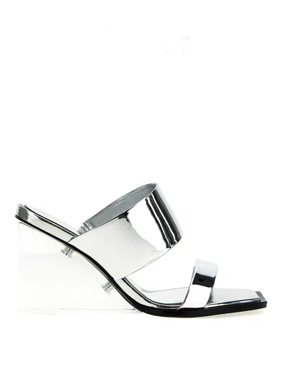 ALEXANDER MCQUEEN SANDALIAS - PLATA