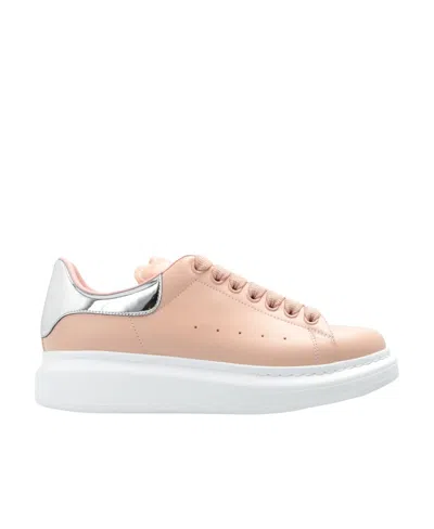 Alexander Mcqueen Alexander Mc Queen 718232 Woman Clay/silver Sneaker In Pink