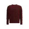 Alexander Mcqueen Alexander Mc Queen Wool Sweater In Brown