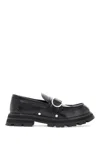 Alexander Mcqueen Black Buckle-detail Shoes