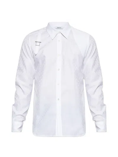 Alexander Mcqueen Monogram Harness Shirt In White