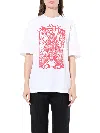 Alexander Mcqueen Moth Oversize T-shirt In White