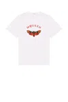 Alexander Mcqueen Moth Print T-shirt In White