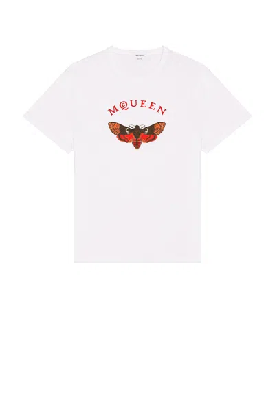ALEXANDER MCQUEEN MOTH PRINT T-SHIRT