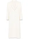 Alexander Mcqueen Sculpted Single-breasted Coat In Neutrals