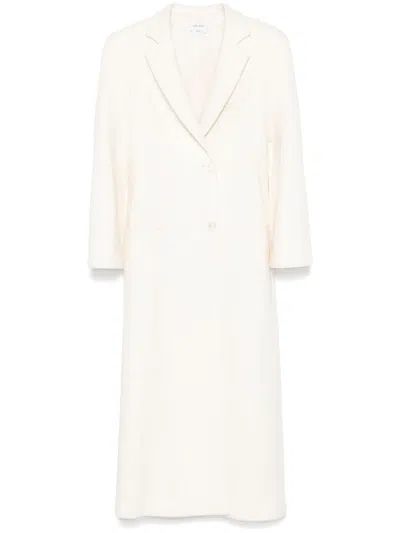 Alexander Mcqueen Sculpted Single-breasted Coat In Neutrals