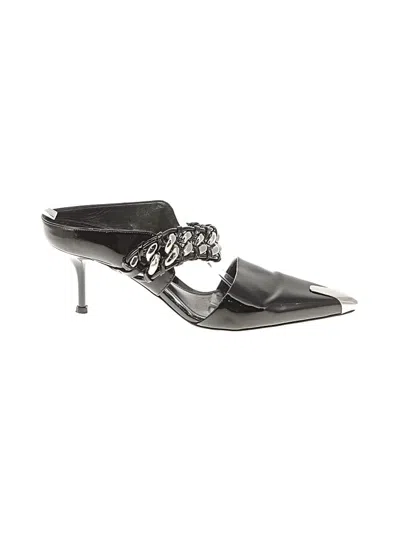 Pre-owned Alexander Mcqueen Mule/clog In Black