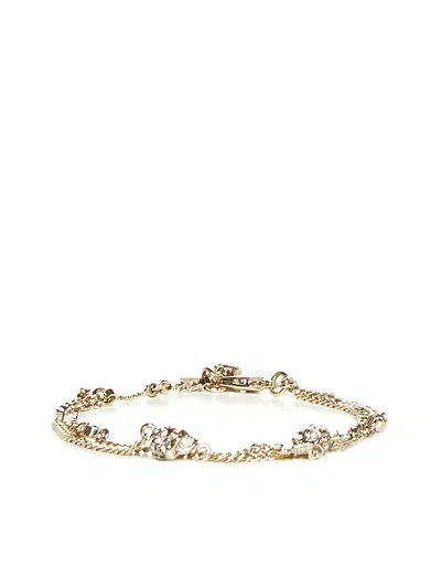 Alexander Mcqueen "multi Chain" Bracelet In Gold